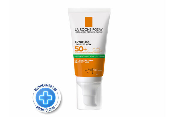 Protector Solar Facial LA ROCHE POSAY Anti-brillo Antihelios Toque Seco 50 + 50 ml en AndaTienda