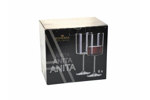Copas de Vino BOHEMIA Anita x 6 Unidades en AndaTienda